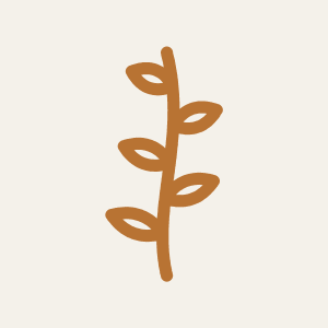 غصن أوراق طويل — رسم توضيحي بخط السلك
